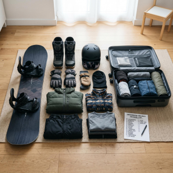 De perfecte paklijst voor mijn snowboardvakantie?
