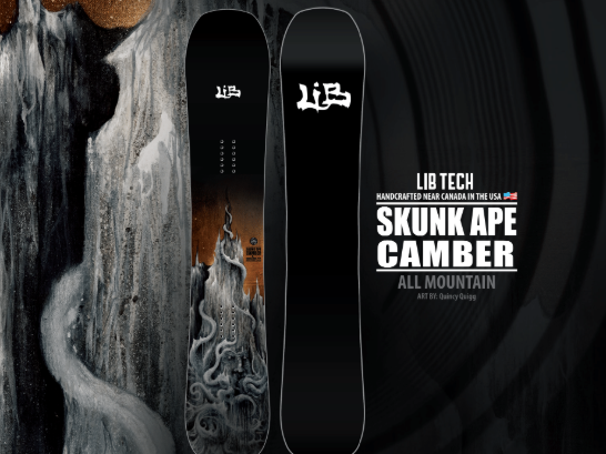 Lib Tech Skunk Ape CamberSnowboardspecialist van Sideways aan het woord