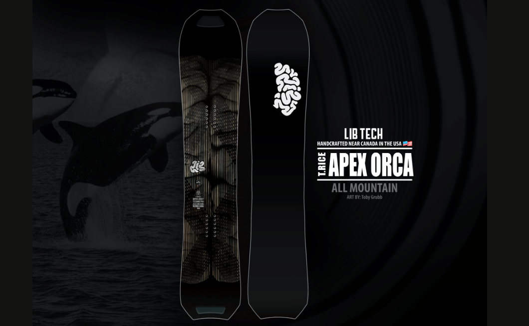 Lib Tech Apex OrcaSnowboardspecialist van Sideways aan het woord