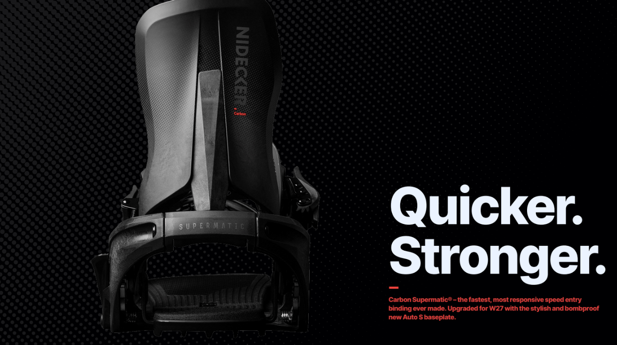Nidecker Supermatic Carbon BlackSnowboardspecialist van Sideways aan het woord