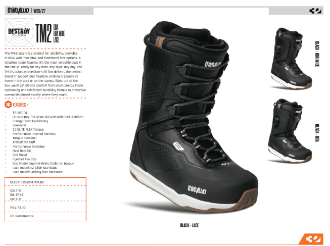 Thirtytwo TM-2 DB BlackSnowboardspecialist van Sideways aan het woord