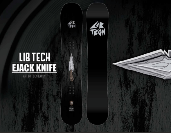 Lib Tech EJack KnifeSnowboardspecialist van Sideways aan het woord