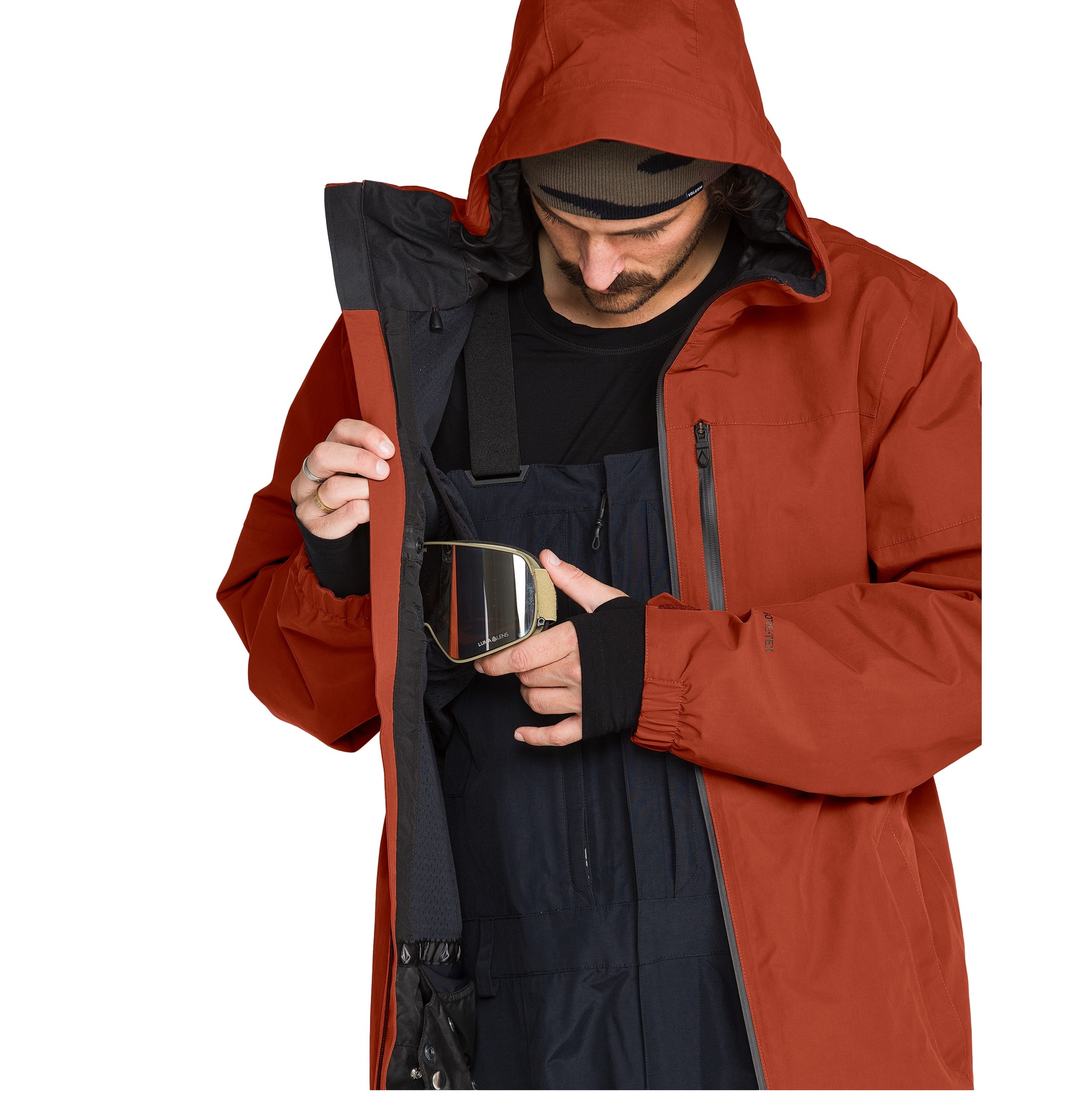Volcom L Gore-Tex jacket Burnt Orange