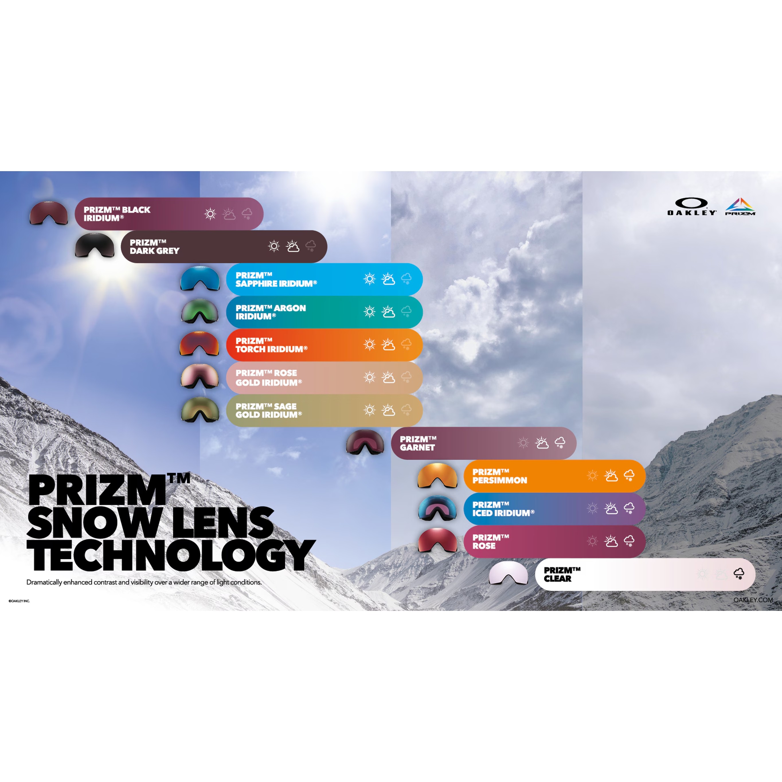  Oakley Flight Deck L Matte White Prizm Snow Sapphire Iridium 