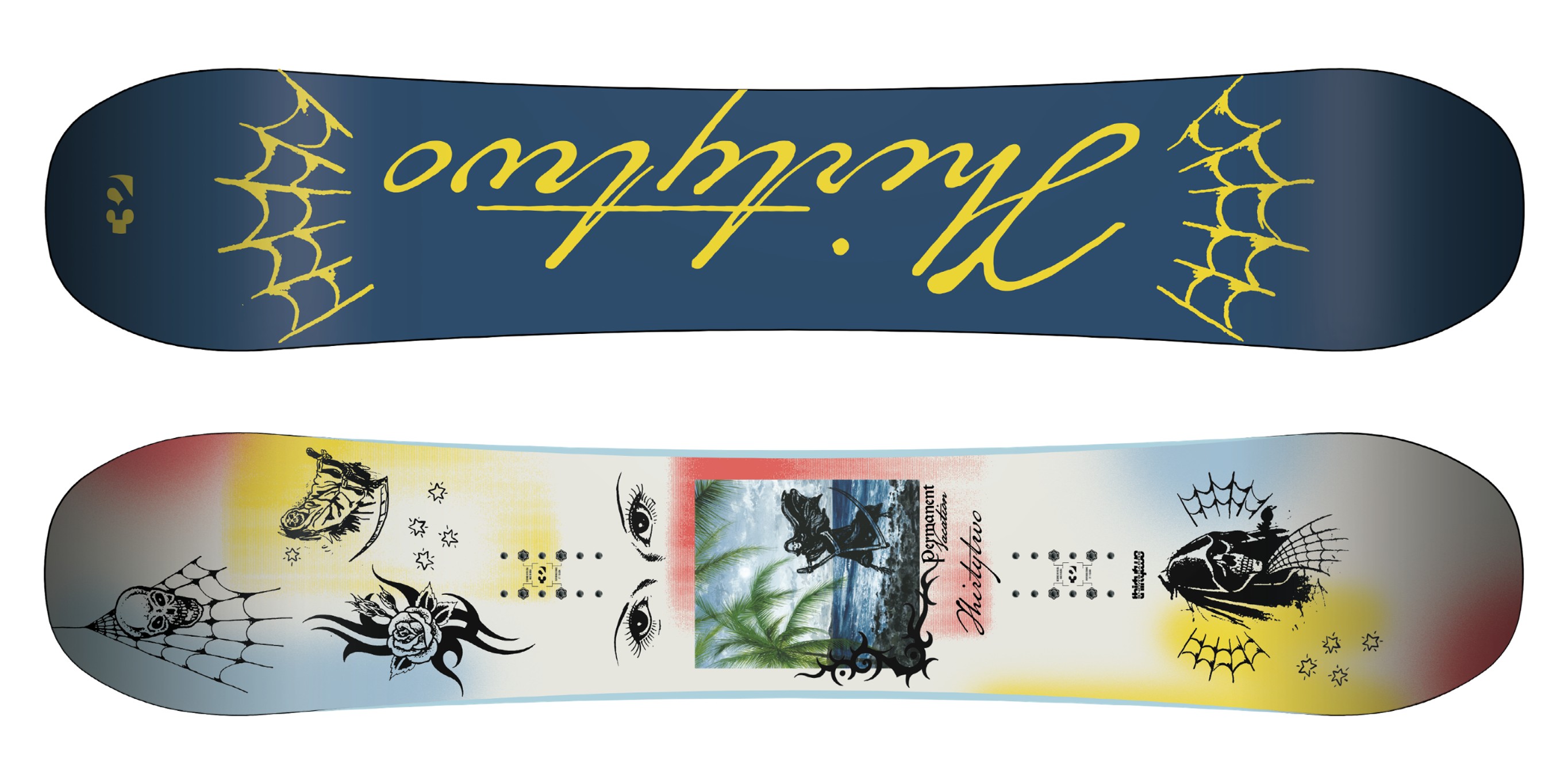 Hybrid Snowboards ThirtyTwo Permanent Vacation Alles over de ThirtyTwo Permanent 