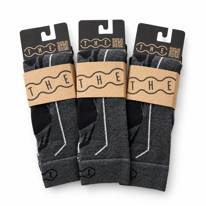 3x THE Pro Sock Grey - Weekend Pack