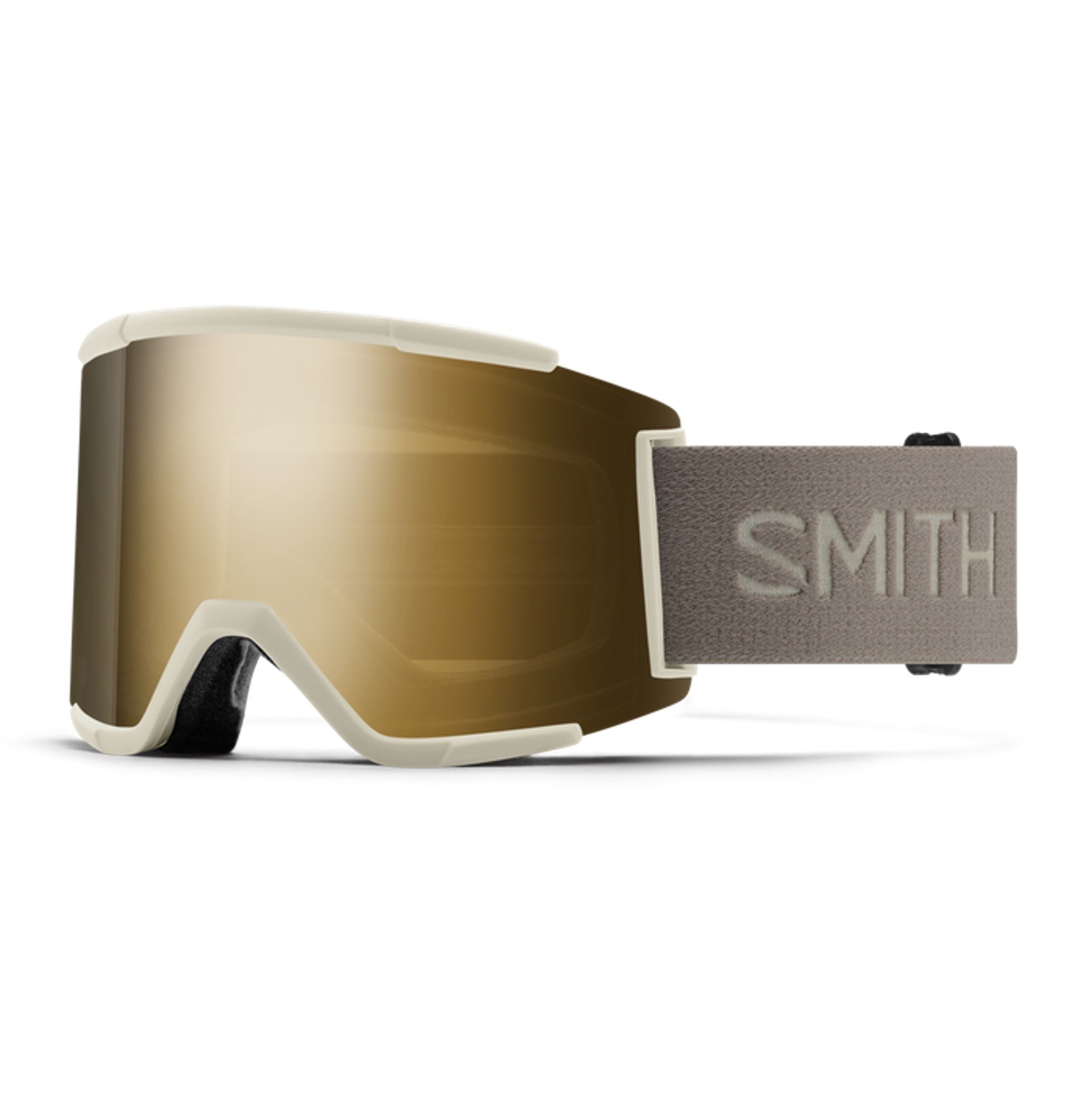 De #1 Smith Squad XL Chalk Chromapop Sun Black Gold Mirror