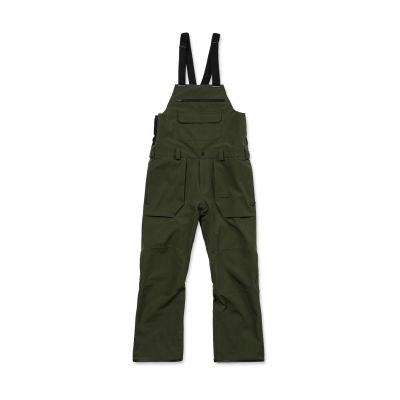 Volcom Roan Bib Overall Dark Green