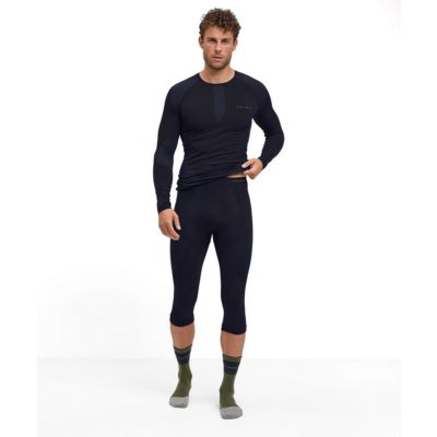 Falke Warm 3/4 Tights Men Thermobroek black