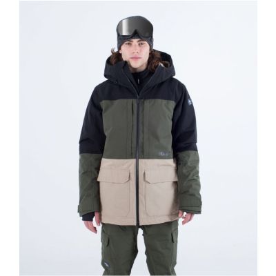 Hurley Rutland jacket black - cargo khaki