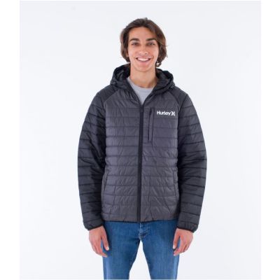 Hurley Foothill packable jacket stone grey