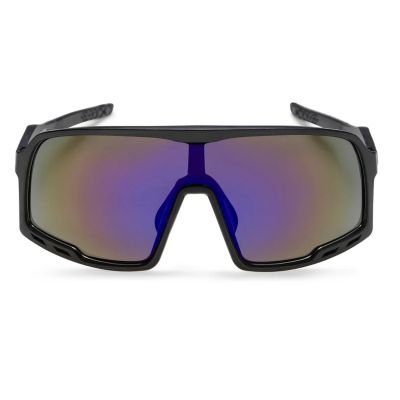 CHPO Henrik zonnebril matte black polarized purple mirror