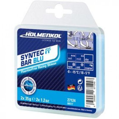 Holmenkol Syntec FF blue wax 2x35 g