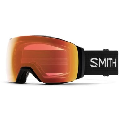 Smith I/O mag XL black chromapop everyday red mirror