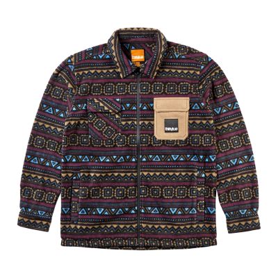 ThirtyTwo Rest Stop Zip Shirt Maroon