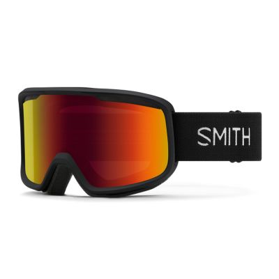 smith frontier black red solx mirror