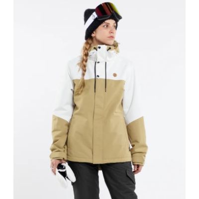 Volcom Bolt insulated women's jacket dark khaki