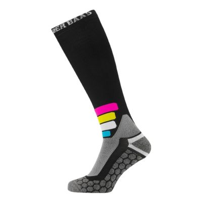 Poederbaas Technical Ski Socks Compress Merino Pro black