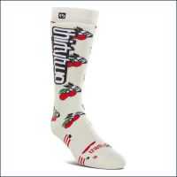 Thirtytwo W Merino Sock White/Red