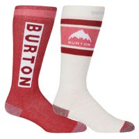 Burton Women's Weekend Emblem Midweight Sock Deep Red