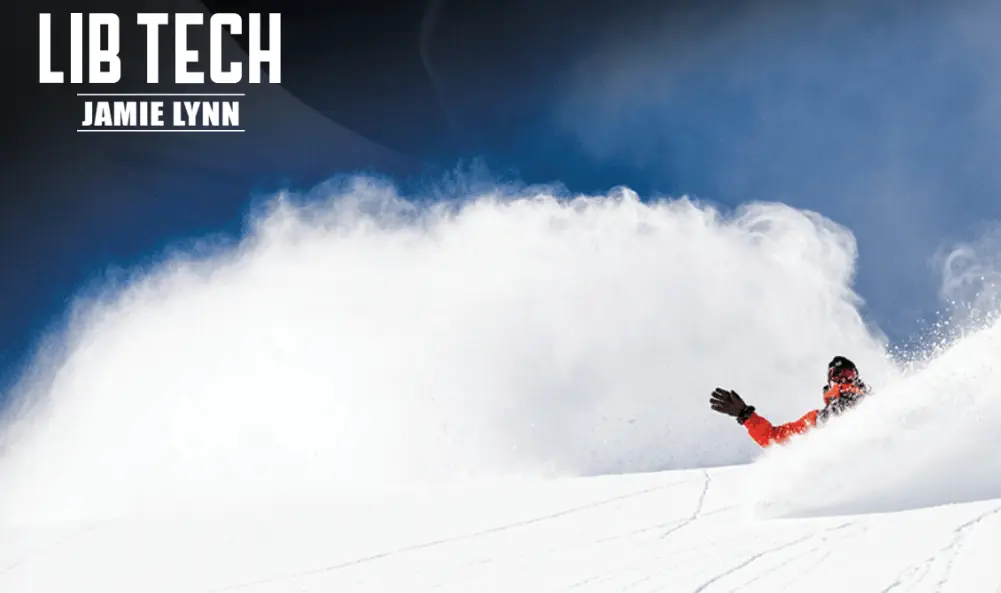 Lib-Tech Jamie LynnSnowboardspecialist van Sideways aan het woord