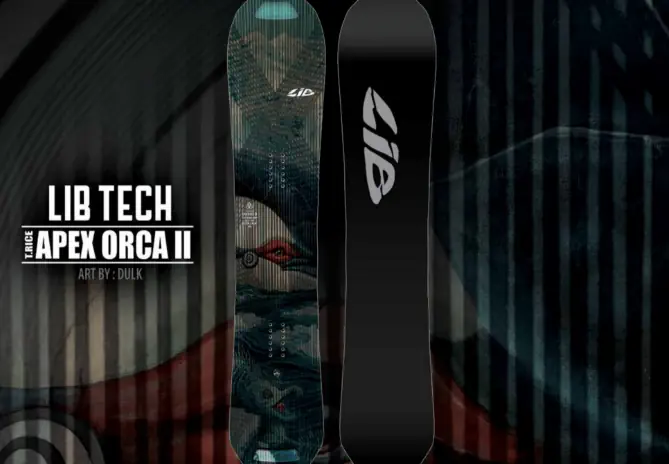 Lib Tech Apex OrcaSnowboardspecialist van Sideways aan het woord