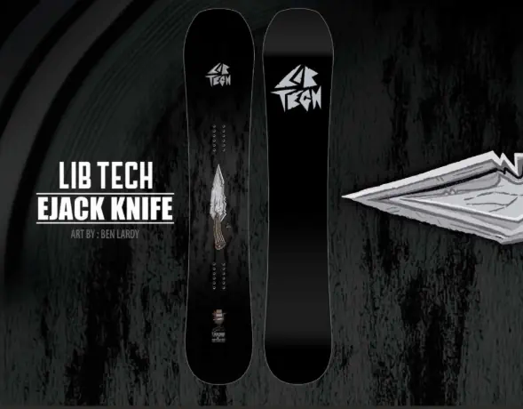 Lib Tech EJack KnifeSnowboardspecialist van Sideways aan het woord