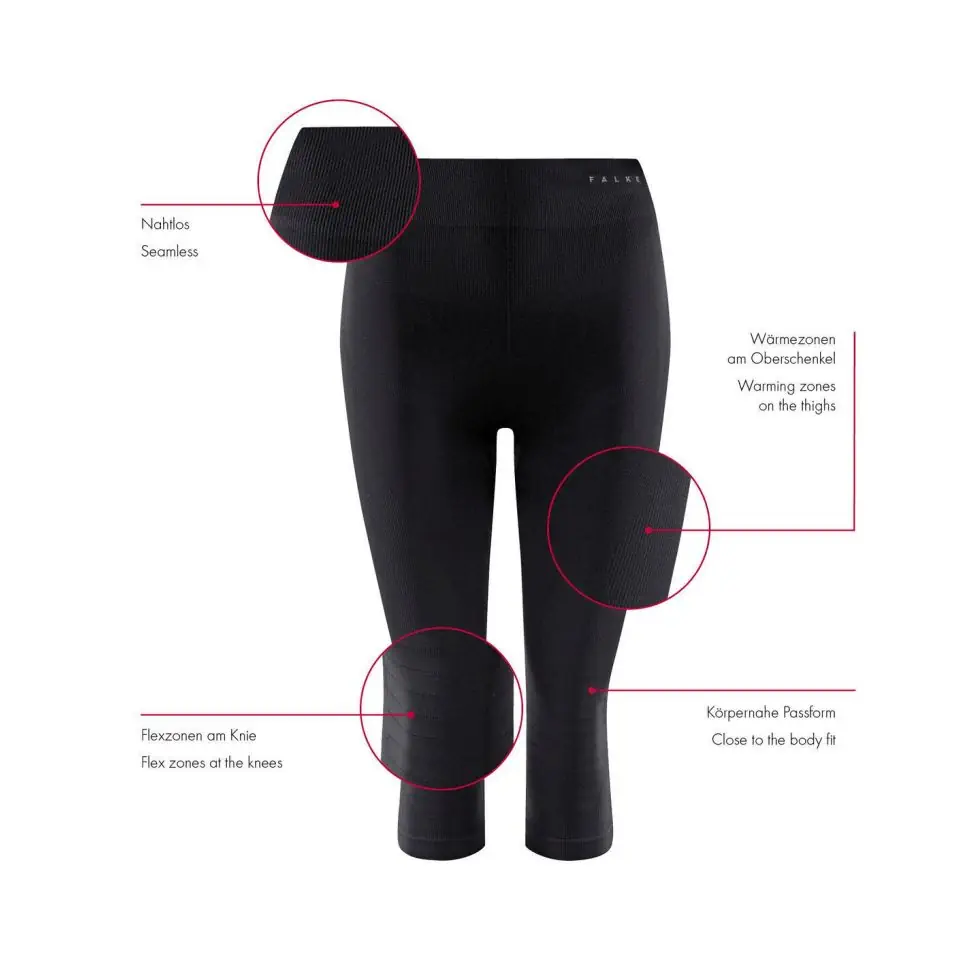 Falke Maximum Warm 3-4 Tights women's black