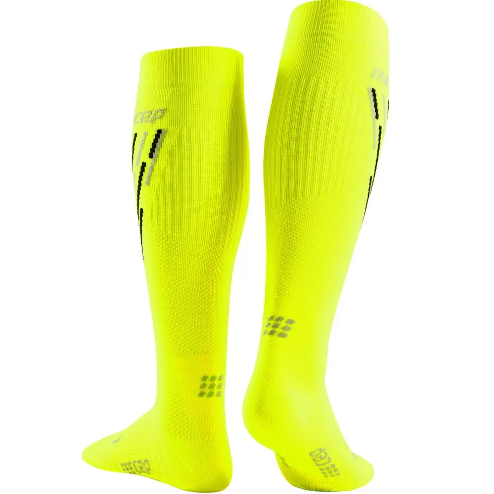 CEP Thermo Compression socks flash yellow - black