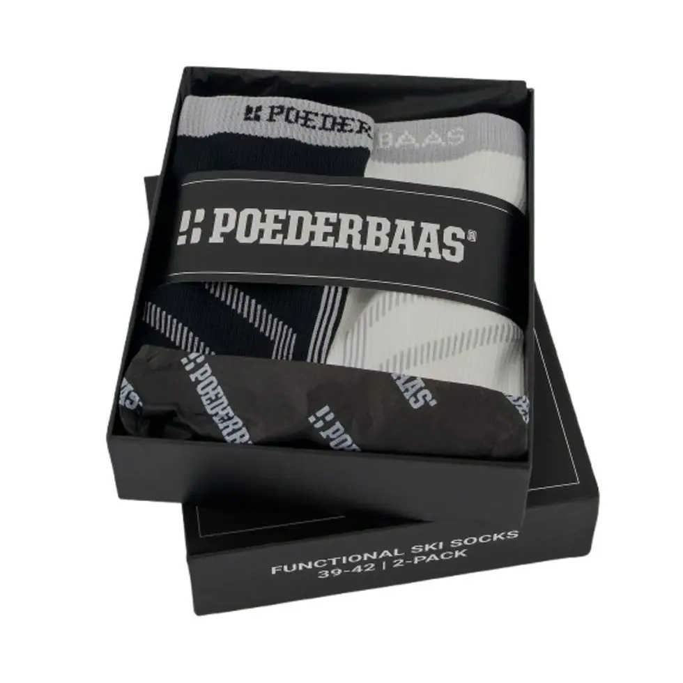Poederbaas Giftbox Socks 2-pack