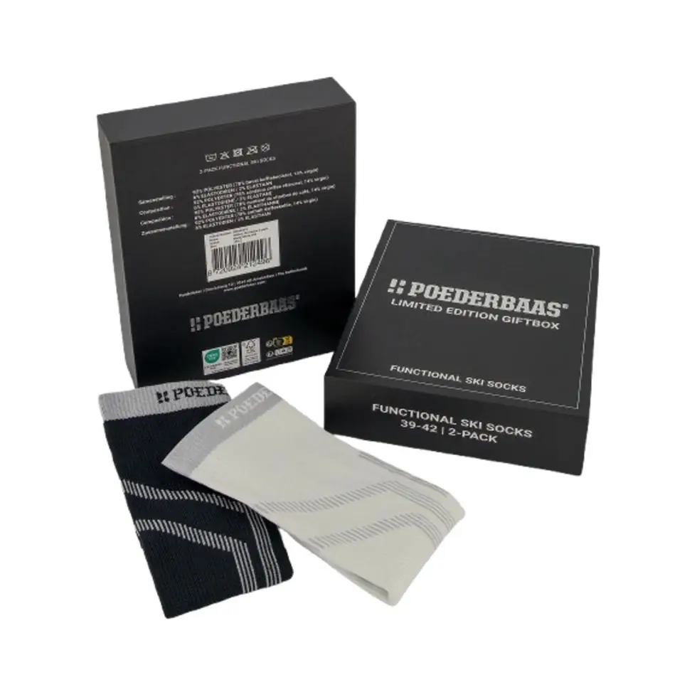 Poederbaas Giftbox Socks 2-pack