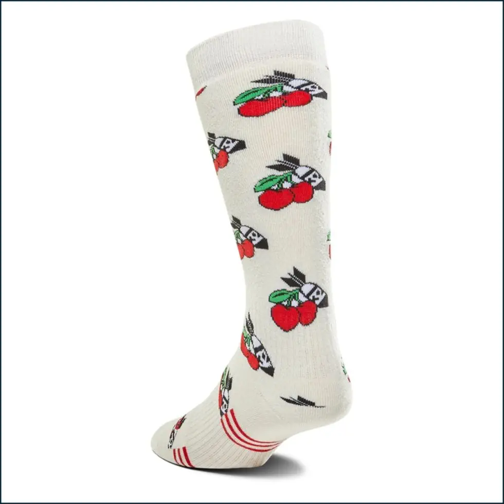 Thirtytwo W Merino Sock White/Red