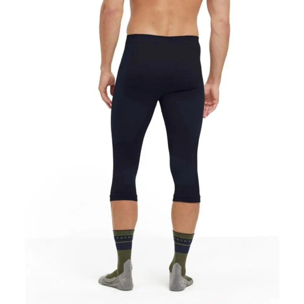 Falke Warm 3/4 Tights Men Thermobroek black