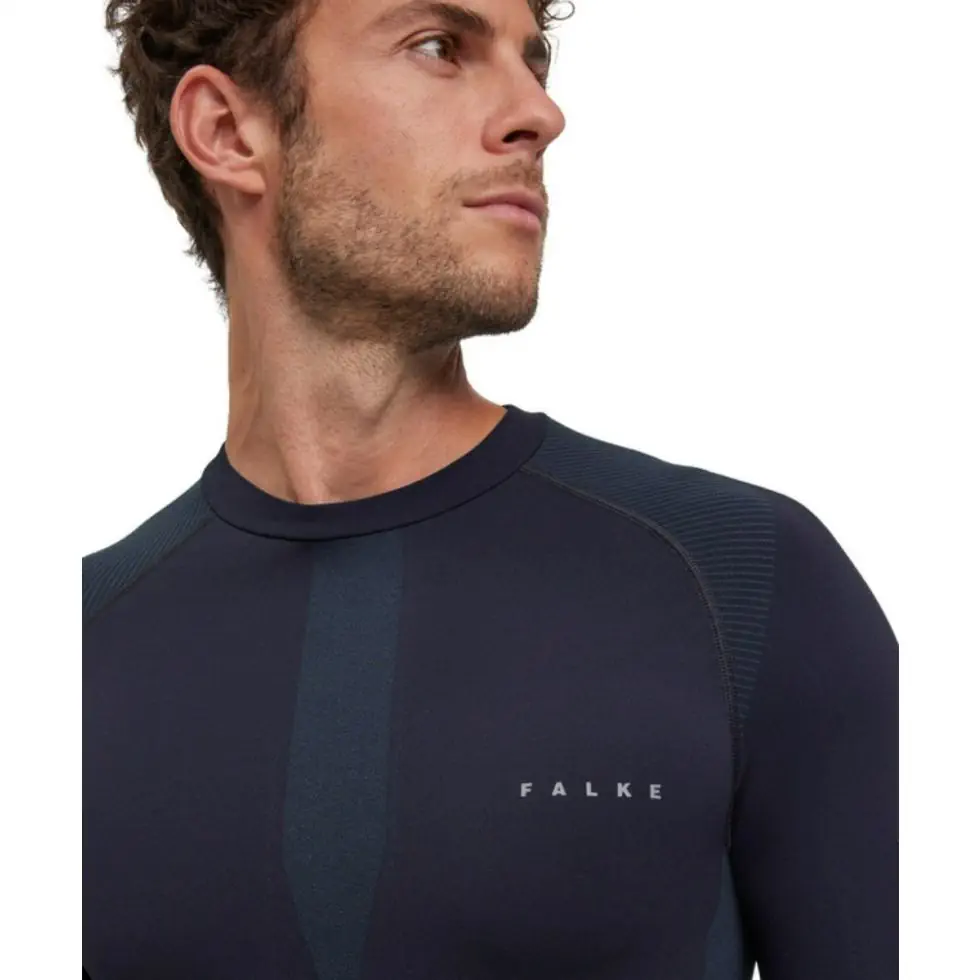 Falke Warm Longsleeve men's thermo shirt black