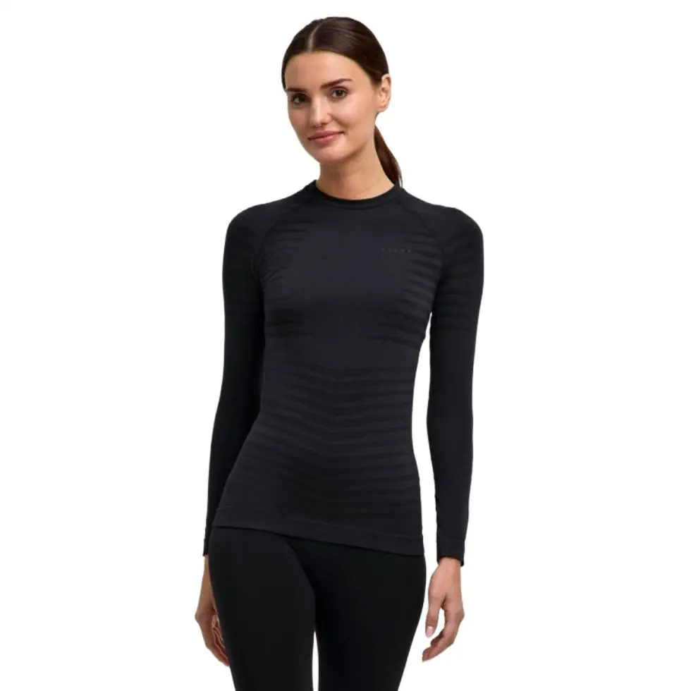 Falke Maximum Warm Longsleeve women's shirt black