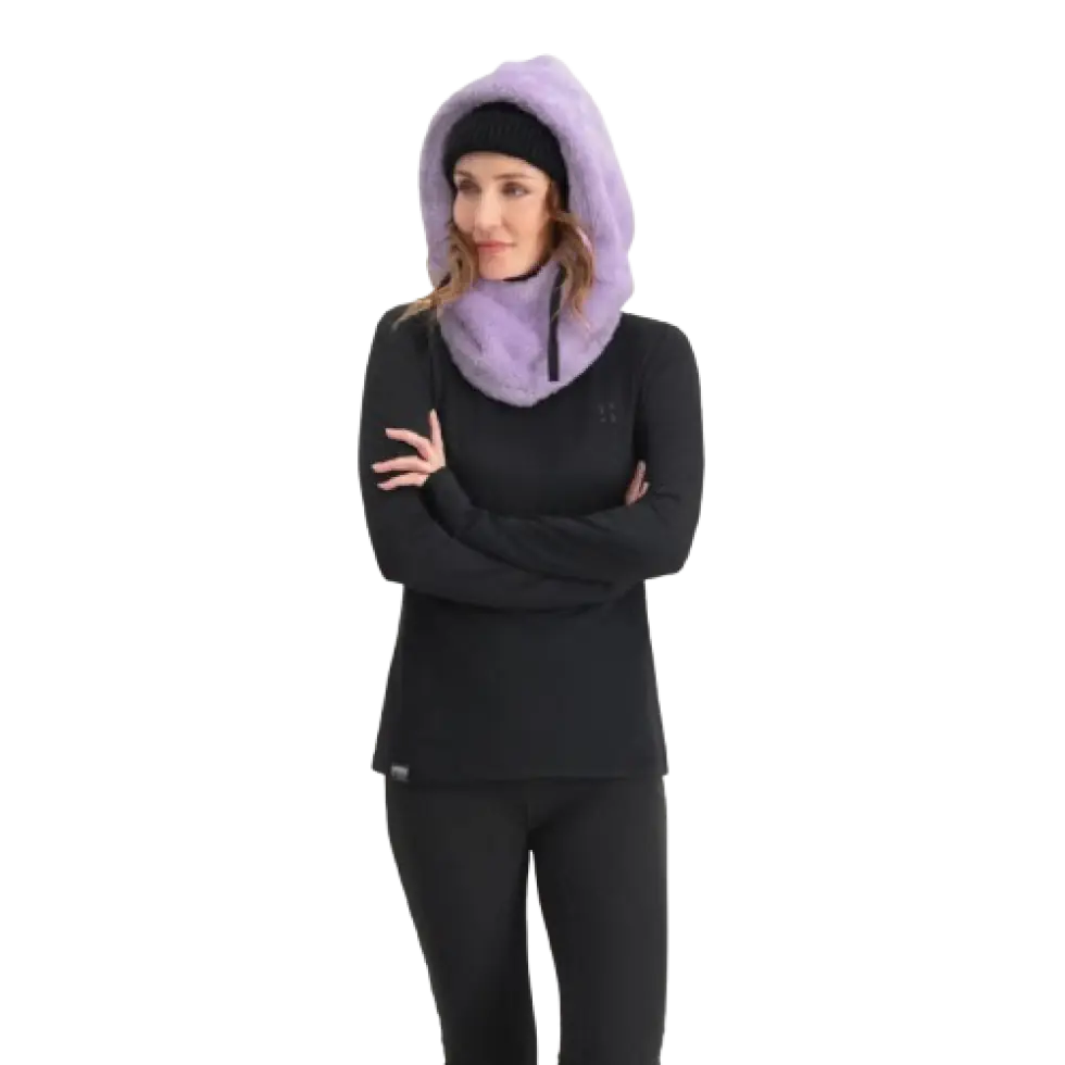 Poederbaas Fluffy Balaclava Lila