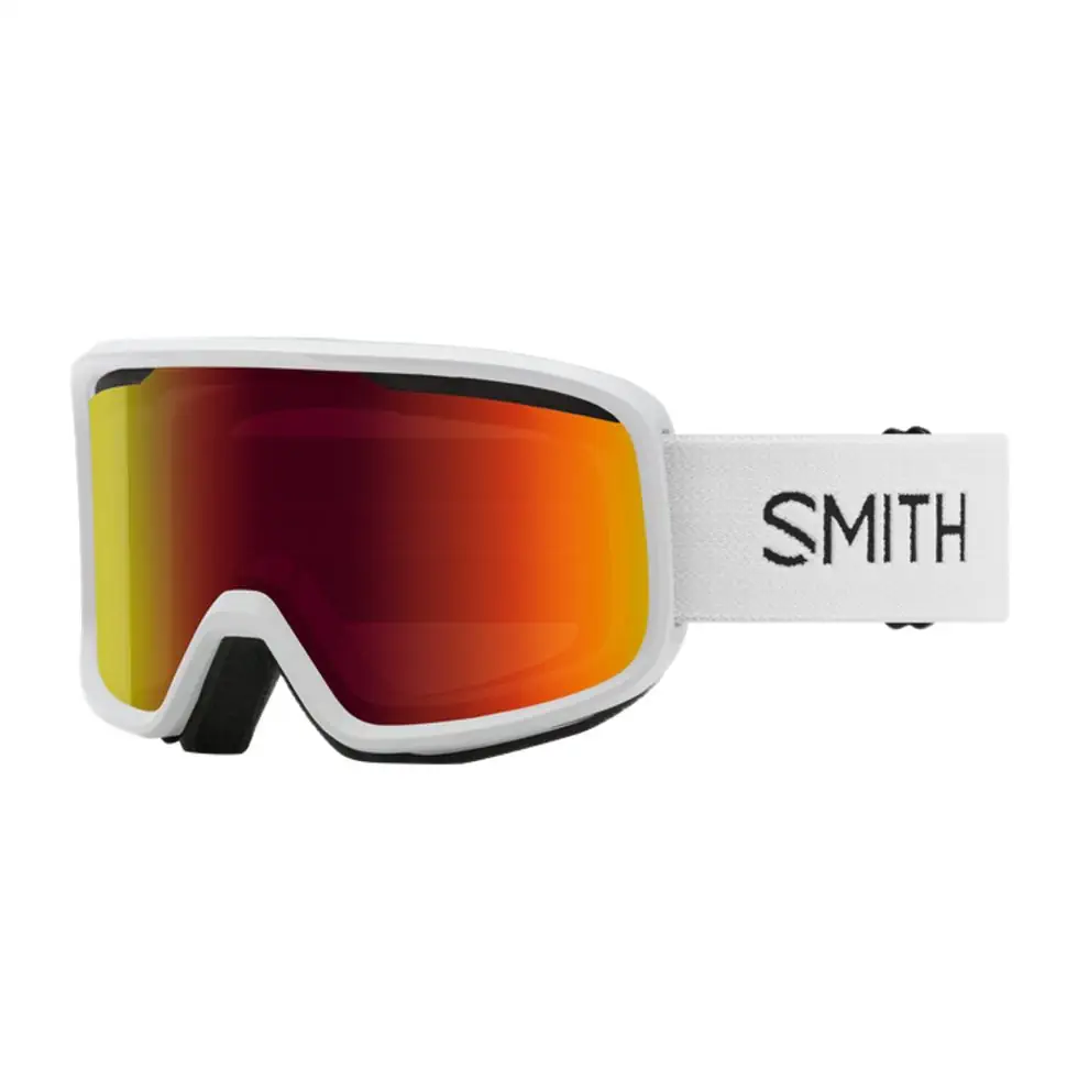 Smith Frontier White Red Solx Mirror