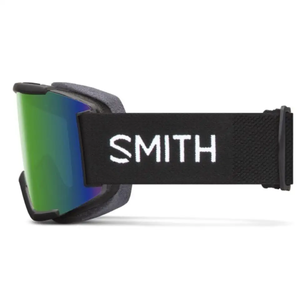 Smith Squad Black Chromapop Sun Green Mirror