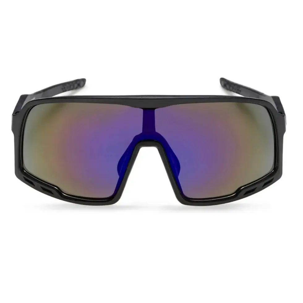 CHPO Henrik zonnebril matte black polarized purple mirror