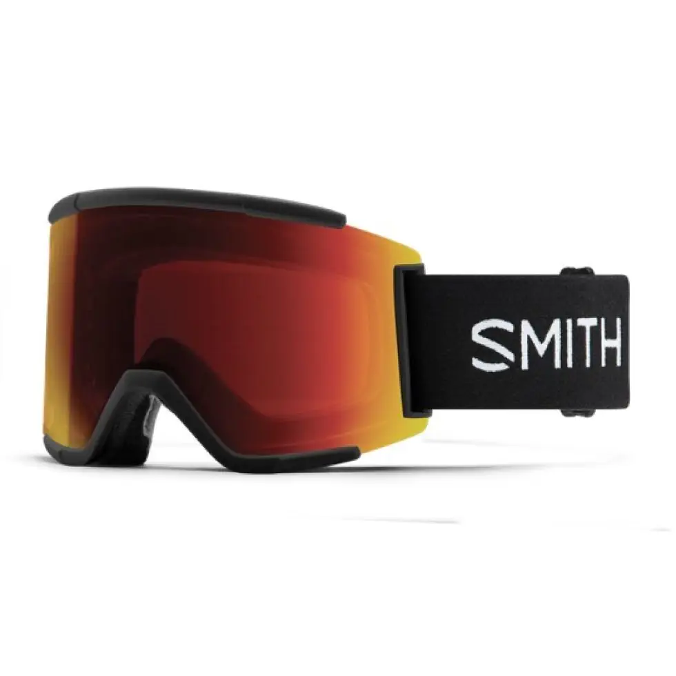 Smith Squad XL Black ChromaPop Sun Red Mirror