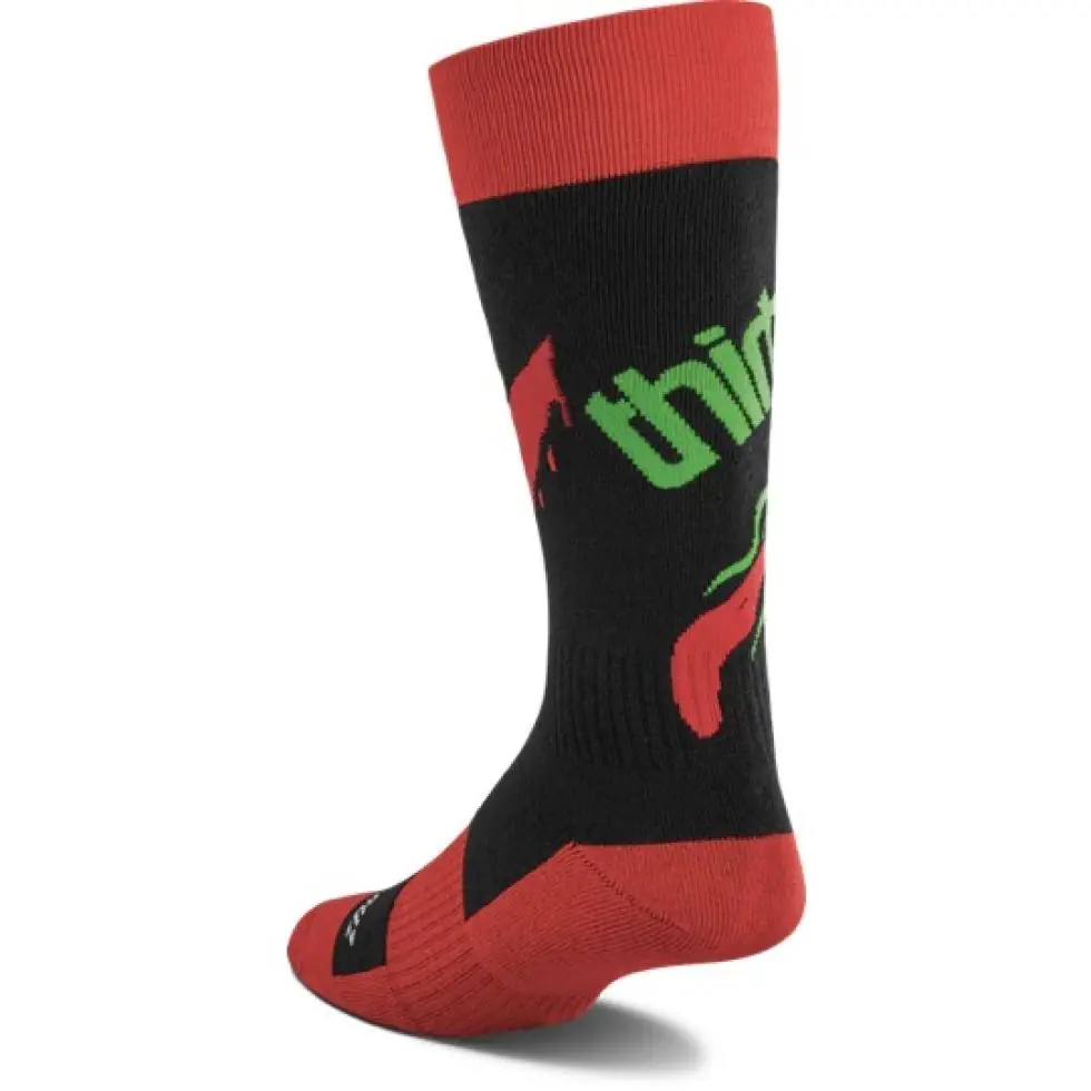 Thirtytwo Santa Cruz Sock Red Black