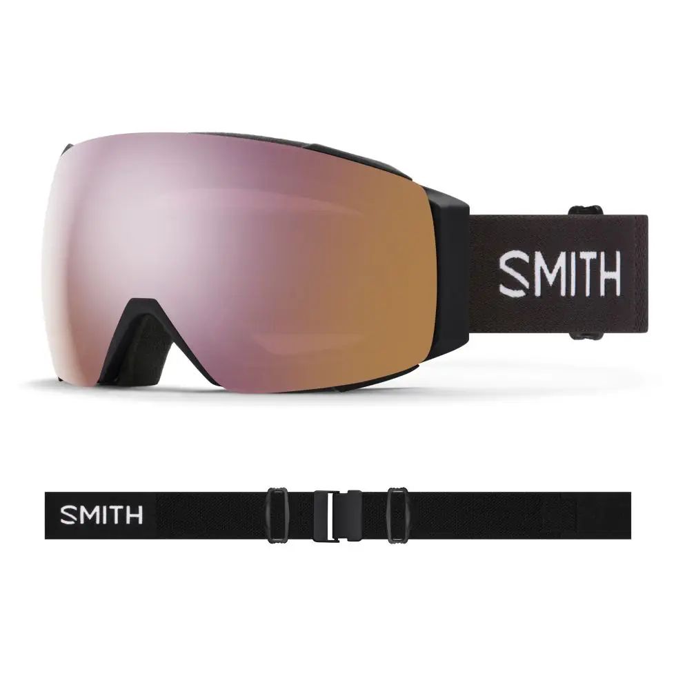 Smith I-O Mag black - chromapop everyday rose gold mirror