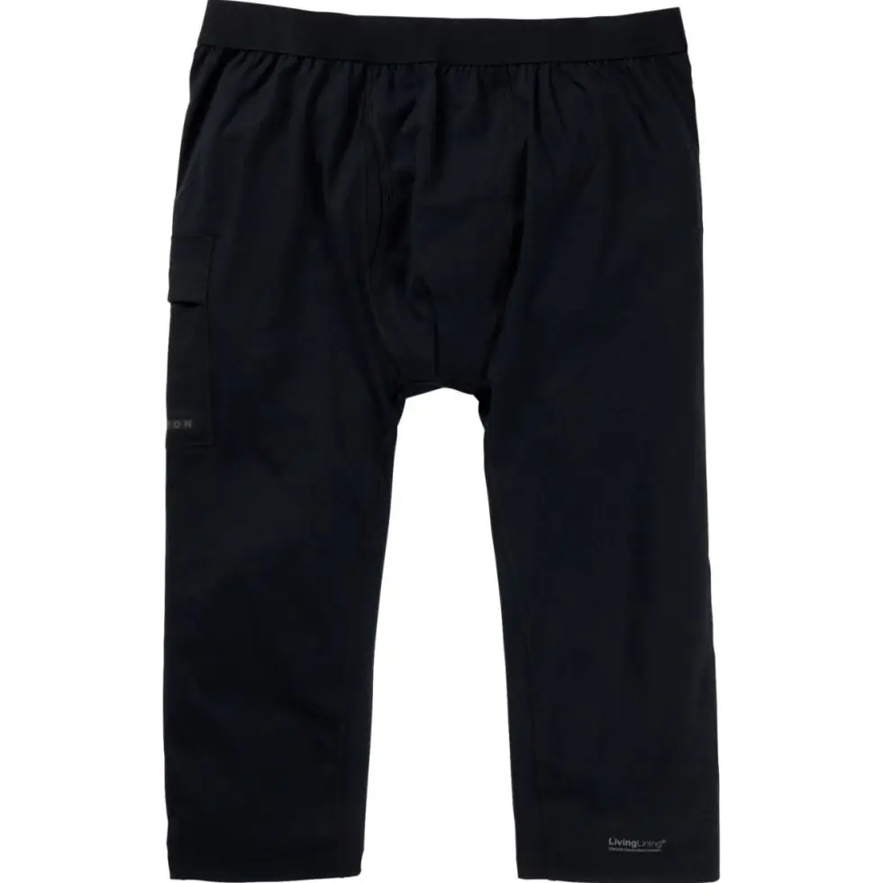 Burton Midweight X Base Layer Three Quarter Boot Pants true black