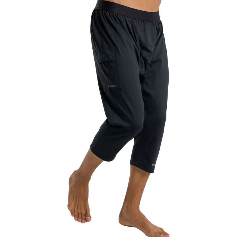 Burton Midweight X Base Layer Three Quarter Boot Pants true black