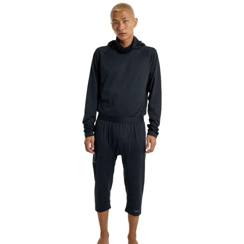 Burton Midweight X Base Layer Three Quarter Boot Pants true black