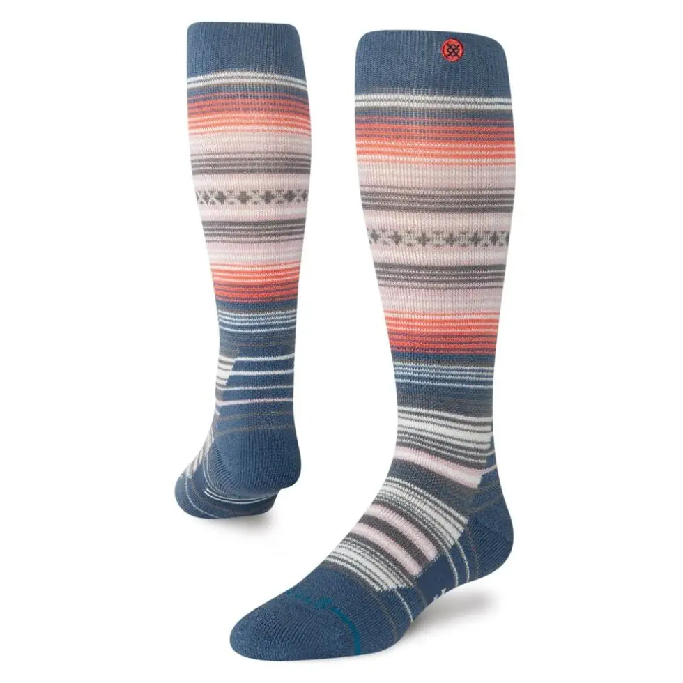 Stance Curren Mid Wool Snow Sea Blue