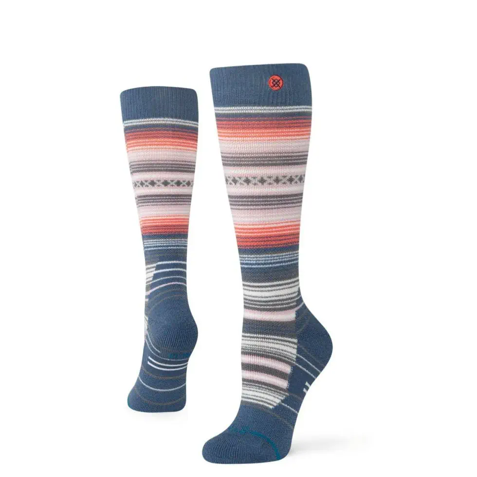 Stance Curren Mid Wool Snow Sea Blue