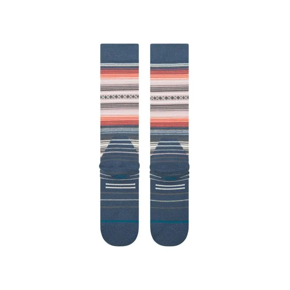 Stance Curren Mid Wool Snow Sea Blue