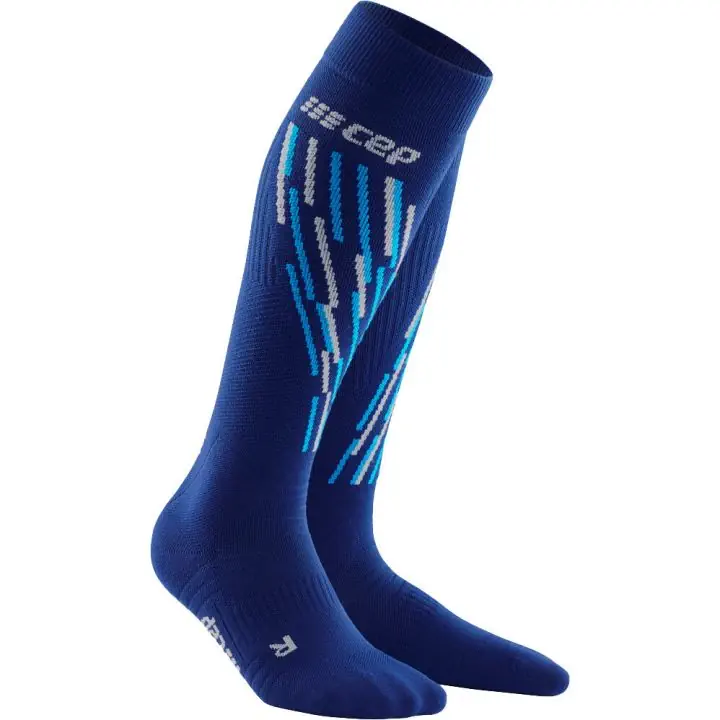 CEP Thermo Compression socks blue - azure