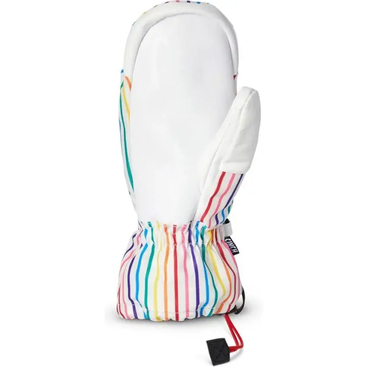 Crab Grab Cinch Youth Mitt mittens rainbow stripes